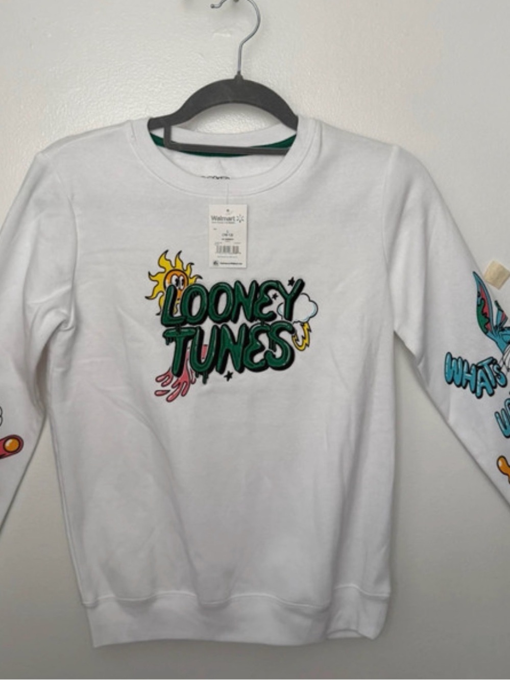Kids Looney Tunes Sweatshirt - embroidered